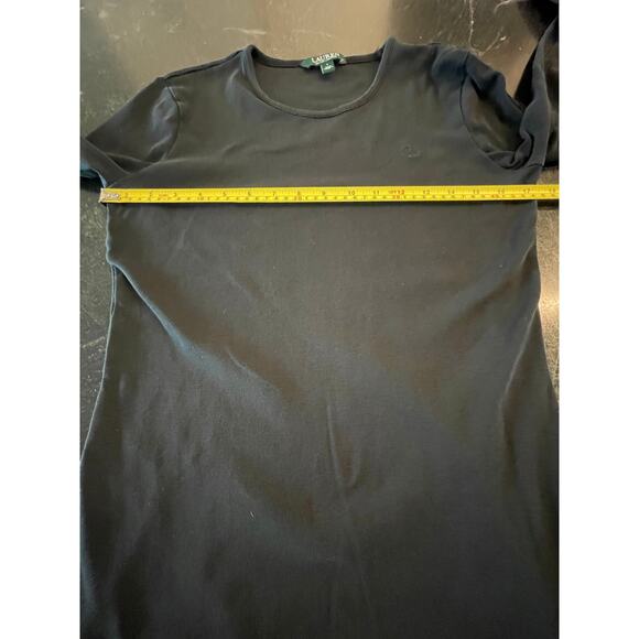 Ralph Lauren long sleeved black tee Large, 100% Cotton - Picture 6 of 8